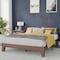 Flash Furniture Walnut Queen Size Solid Wood Platform Bed YKC-1090-Q-WAL-GG - alternate 1